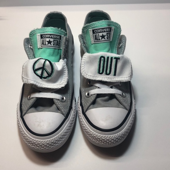 Converse All Star  - teal\gray - Picture 2 of 6